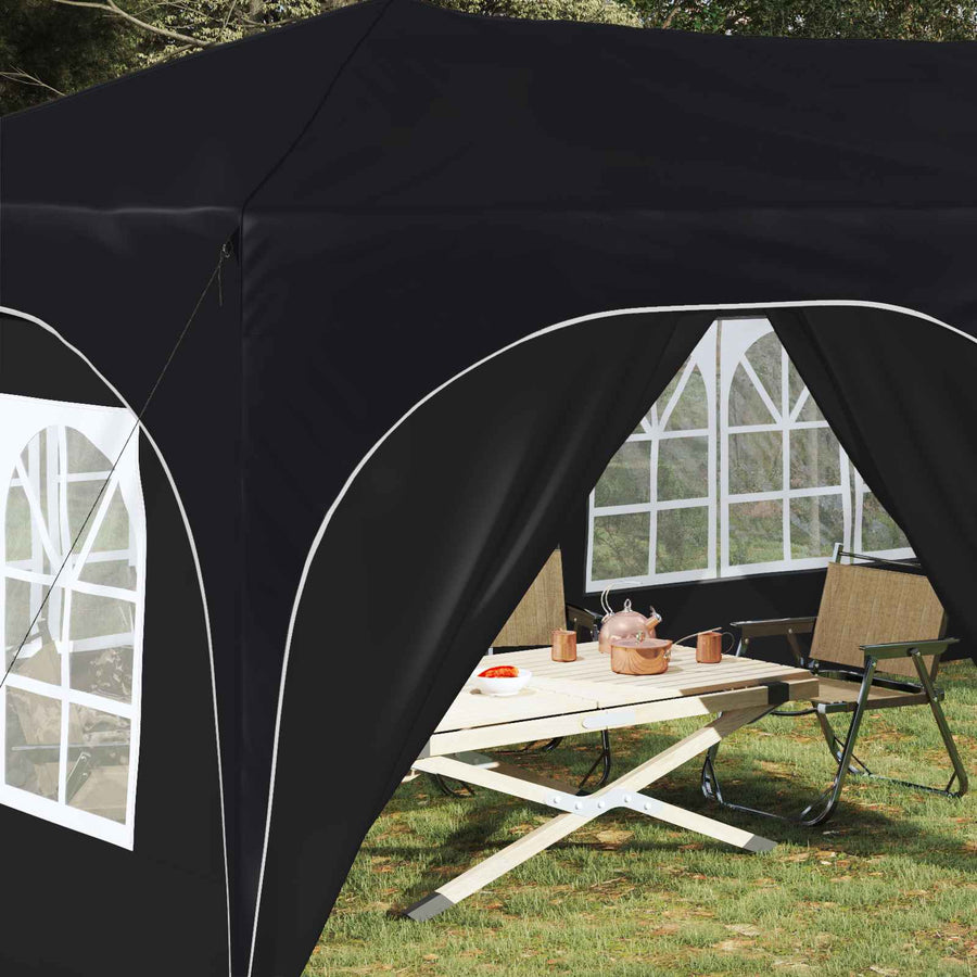 Pop-up Feesttent Antraciet 575 x 288 x 245 cm Oxford Stof