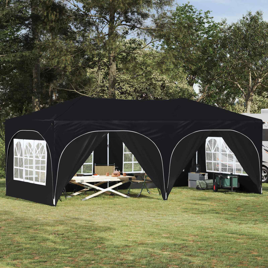 Pop-up Feesttent Antraciet 575 x 288 x 245 cm Oxford Stof