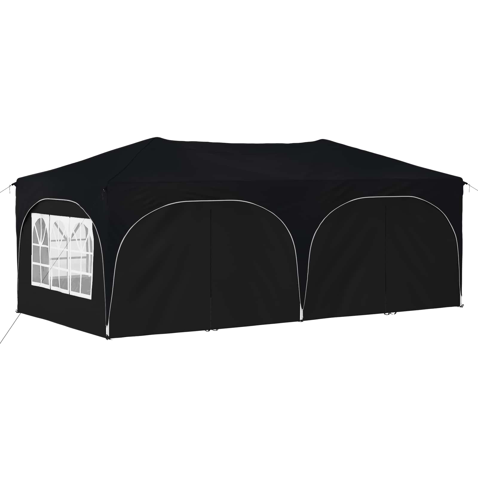 Pop-up Feesttent Antraciet 575 x 288 x 245 cm Oxford Stof