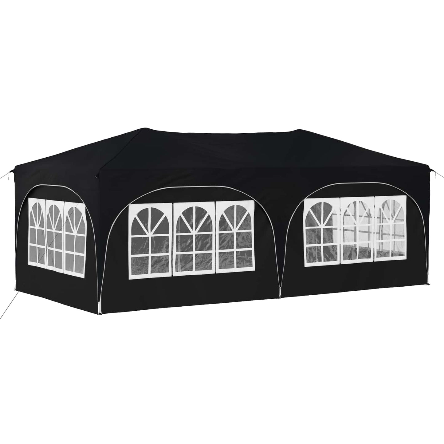 Pop-up Feesttent Antraciet 575 x 288 x 245 cm Oxford Stof