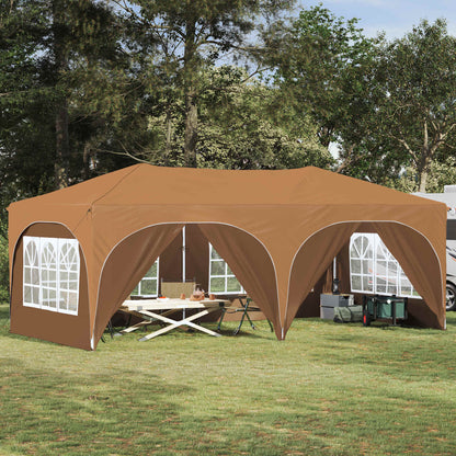 Pop-up Feesttent Beige 575 x 288 x 245 cm Oxford Stof
