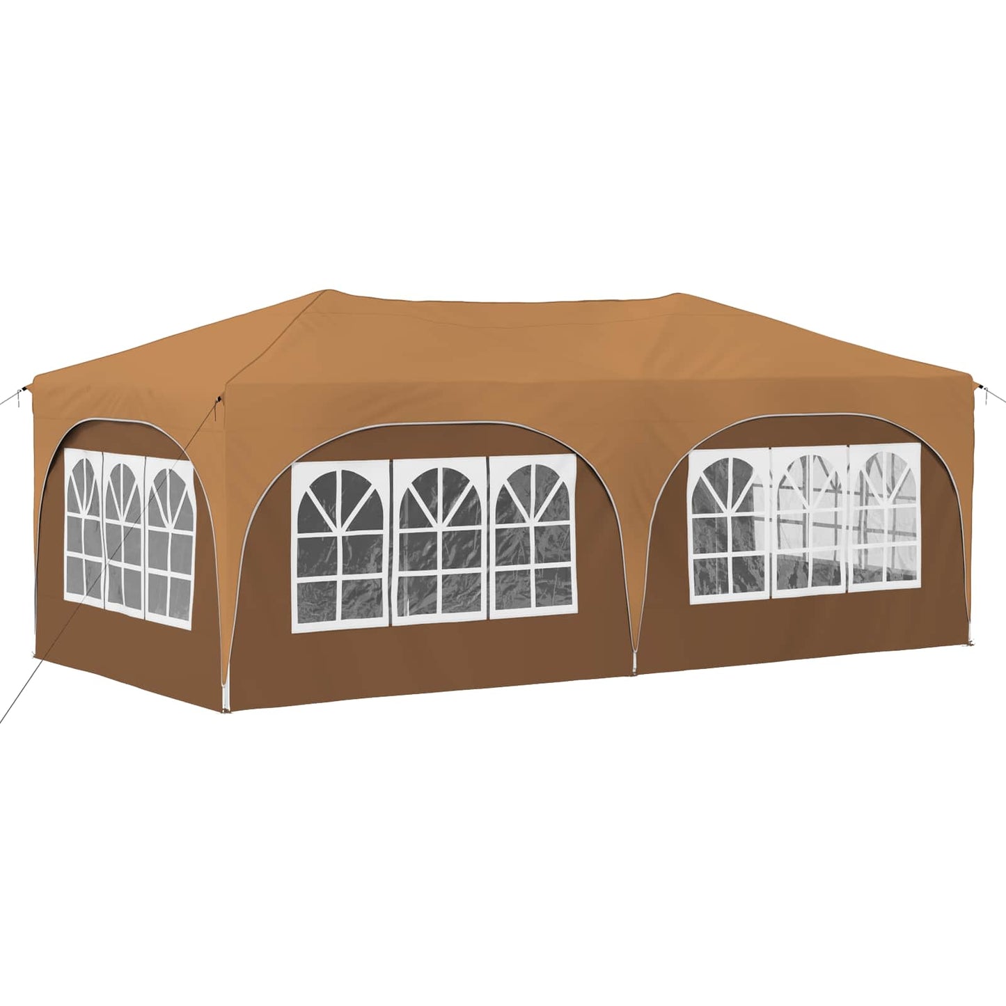 Pop-up Feesttent Beige 575 x 288 x 245 cm Oxford Stof