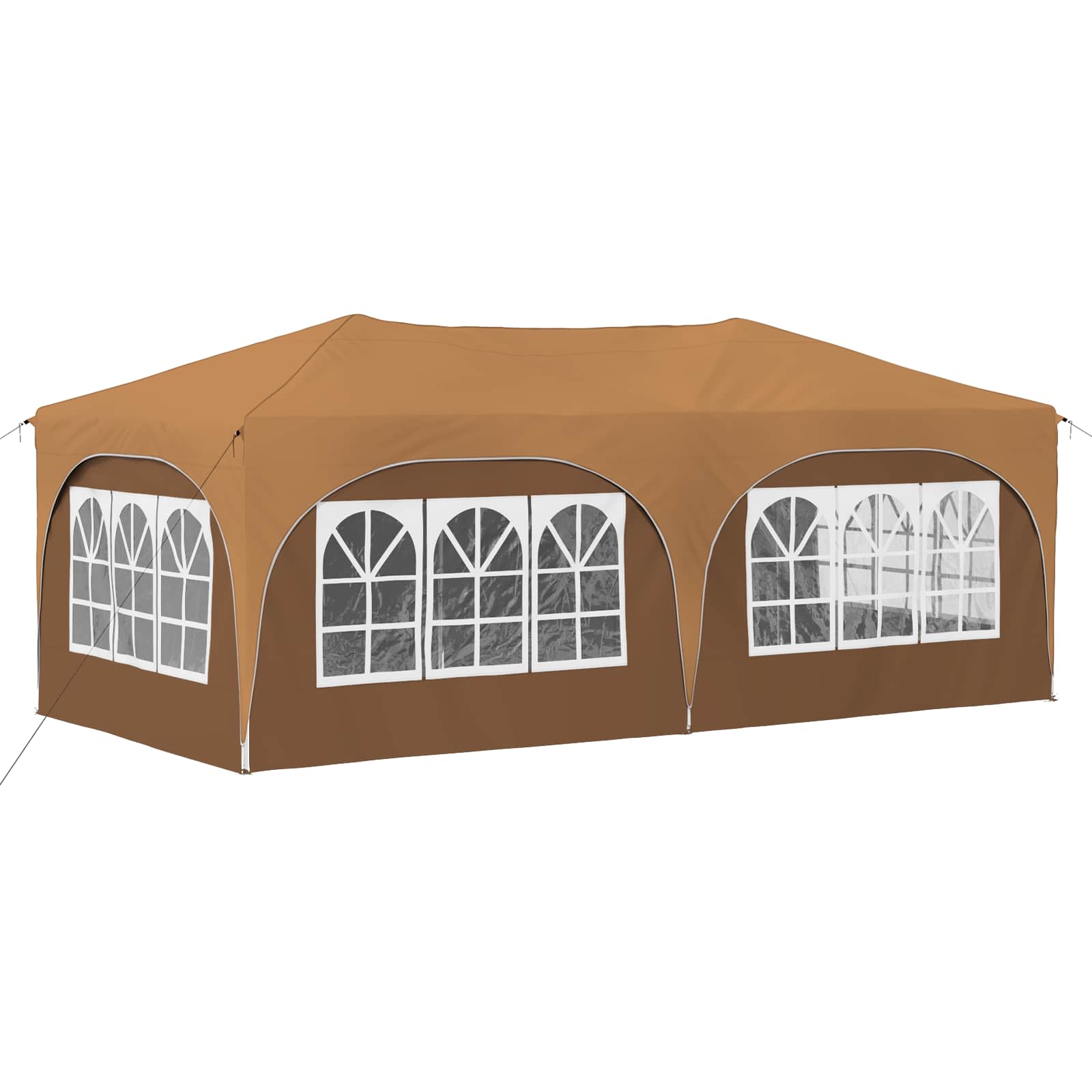 Pop-up Feesttent Beige 575 x 288 x 245 cm Oxford Stof