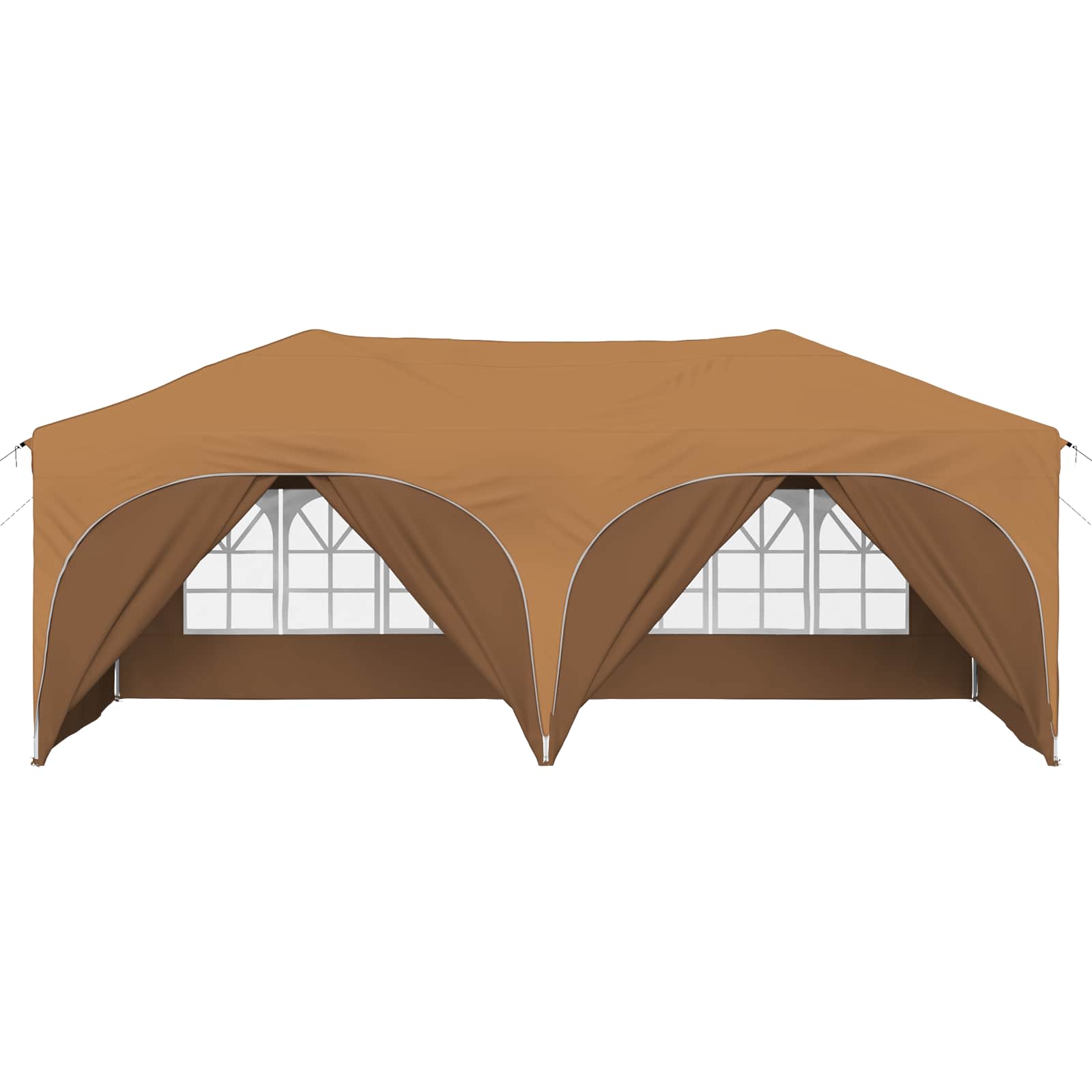 Pop-up Feesttent Beige 575 x 288 x 245 cm Oxford Stof