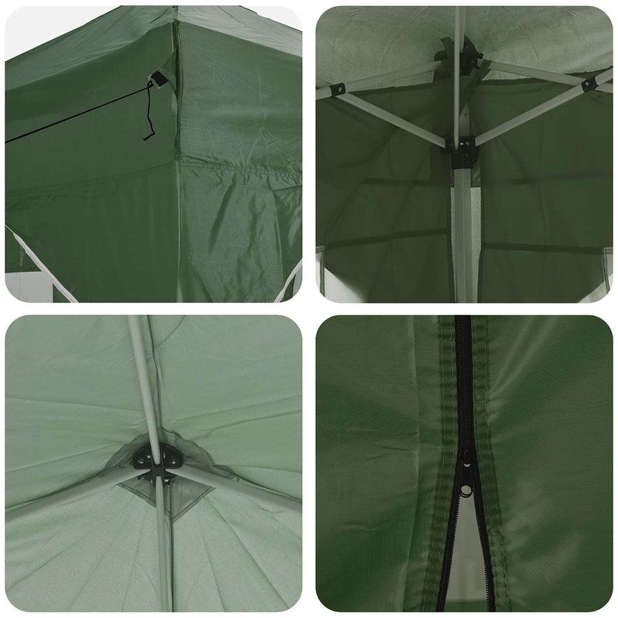 Pop-up Feesttent Groen 575 x 288 x 245 cm Oxford Stof