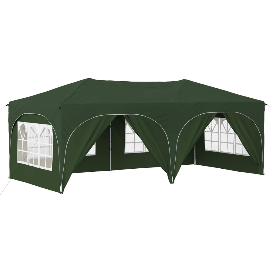 Pop-up Feesttent Groen 575 x 288 x 245 cm Oxford Stof