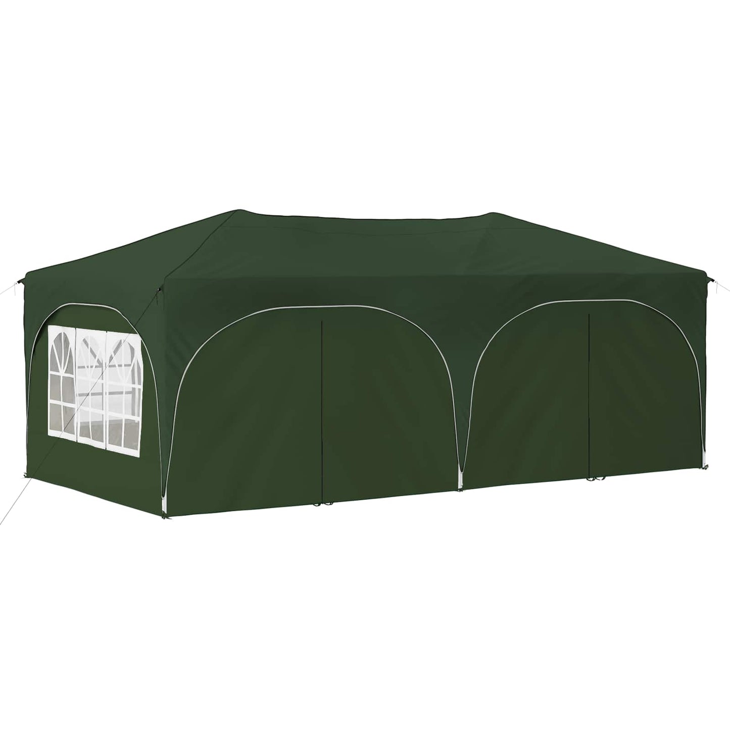 Pop-up Feesttent Groen 575 x 288 x 245 cm Oxford Stof