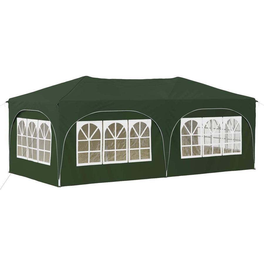 Pop-up Feesttent Groen 575 x 288 x 245 cm Oxford Stof