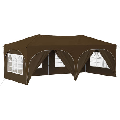Pop-up Feesttent Taupe 575 x 288 x 245 cm Oxford Stof