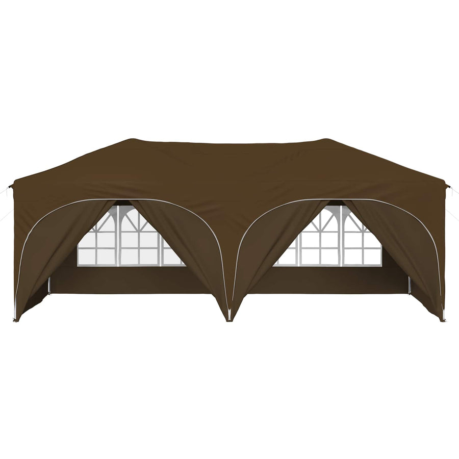 Pop-up Feesttent Taupe 575 x 288 x 245 cm Oxford Stof