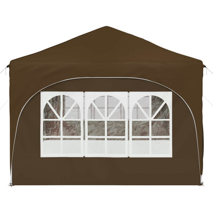 Pop-up Feesttent Taupe 575 x 288 x 245 cm Oxford Stof