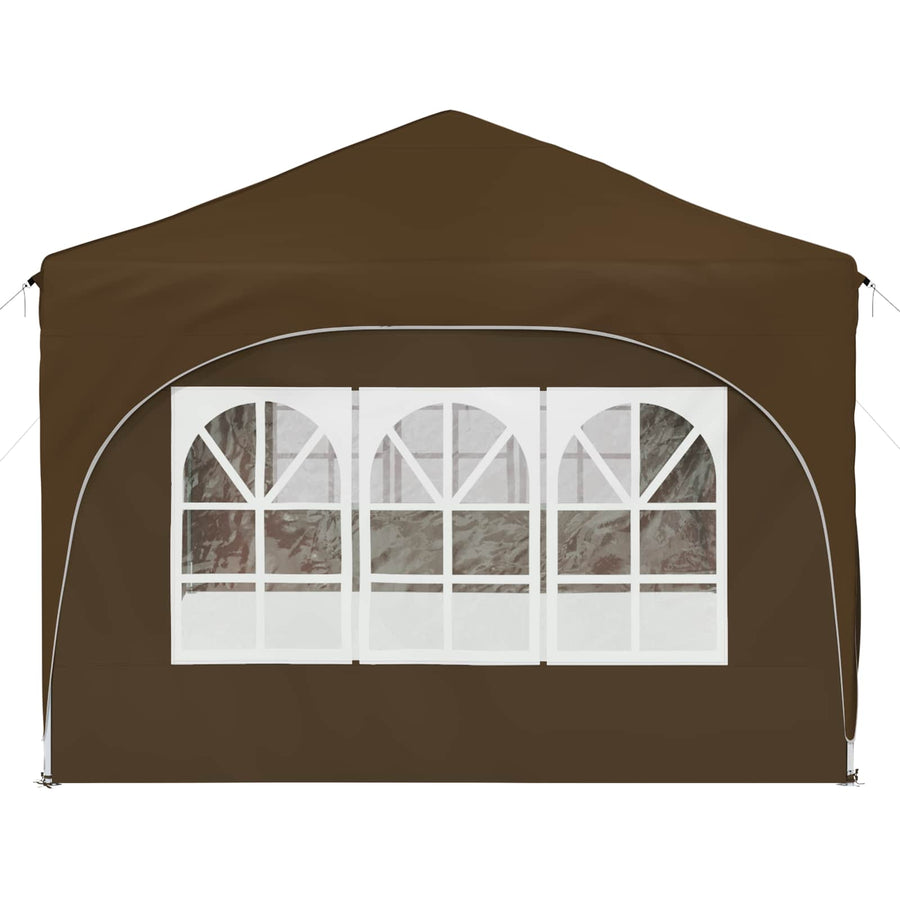 Pop-up Feesttent Taupe 575 x 288 x 245 cm Oxford Stof
