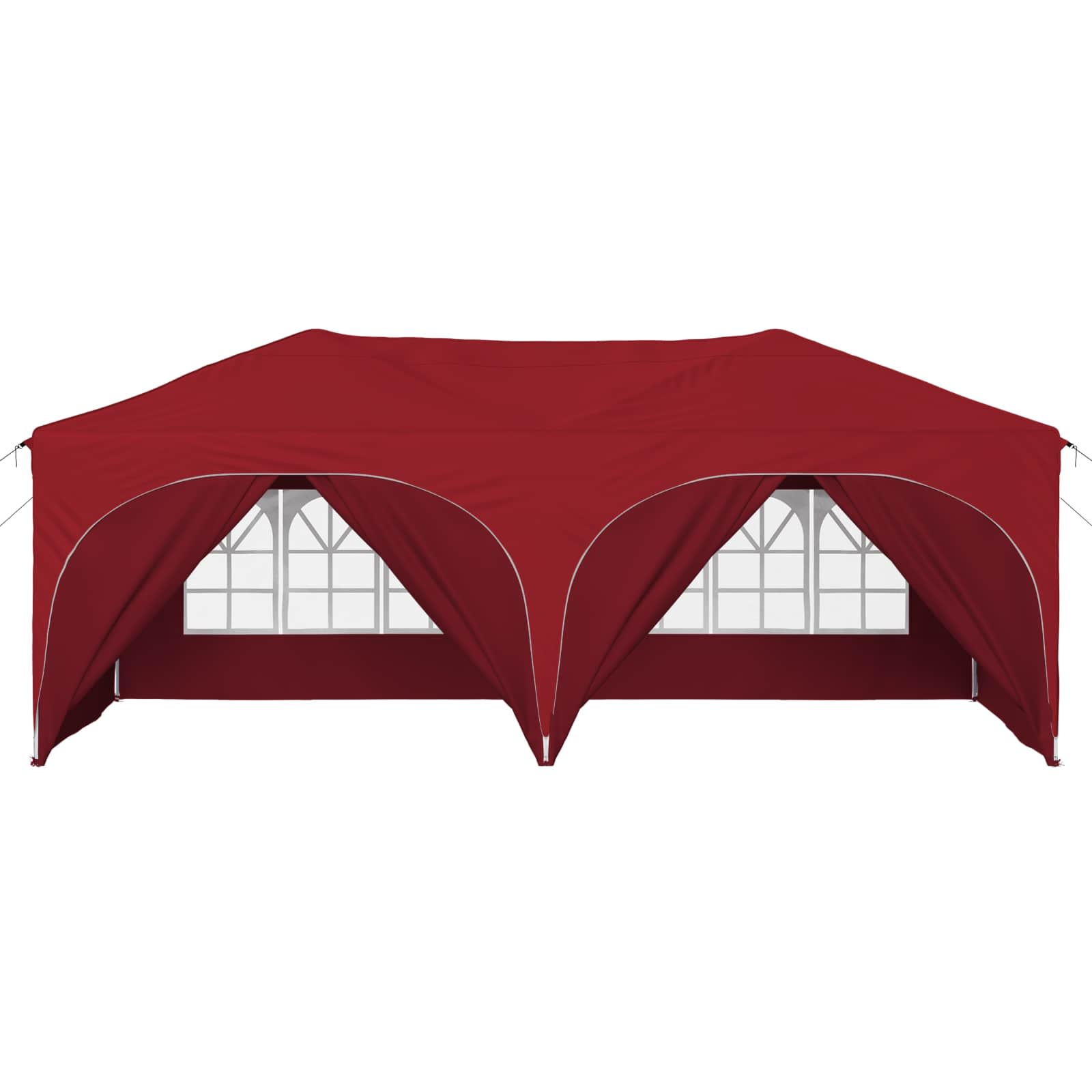 Pop-up Feesttent Bordeauxrood 575 x 288 x 245 cm Oxford Stof