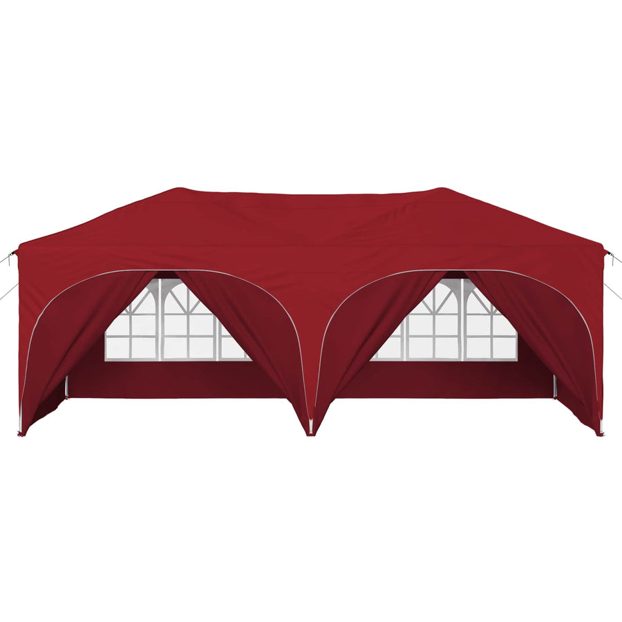 Pop-up Feesttent Bordeauxrood 575 x 288 x 245 cm Oxford Stof