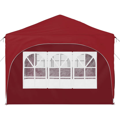 Pop-up Feesttent Bordeauxrood 575 x 288 x 245 cm Oxford Stof