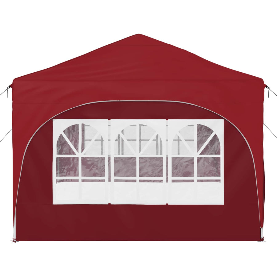 Pop-up Feesttent Bordeauxrood 575 x 288 x 245 cm Oxford Stof