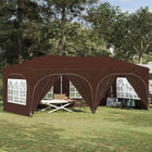 Partytent 575x288x245 cm bruin Oxford stof