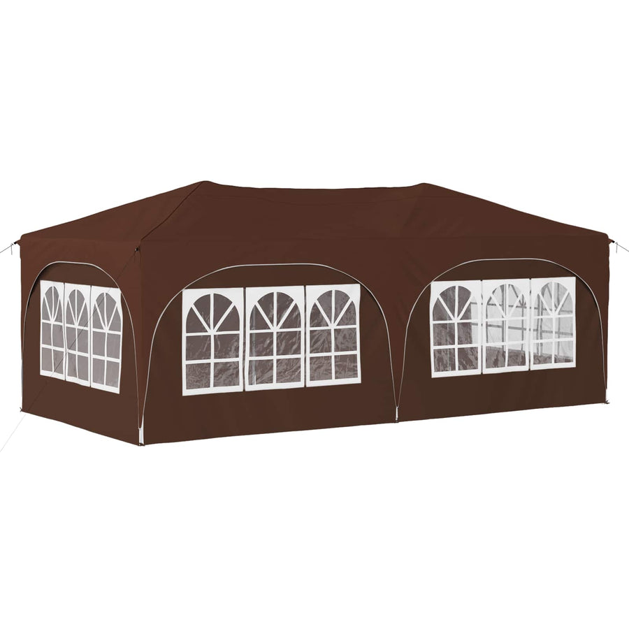 Pop-up Feesttent Bruin 575 x 288 x 245 cm Oxford Stof