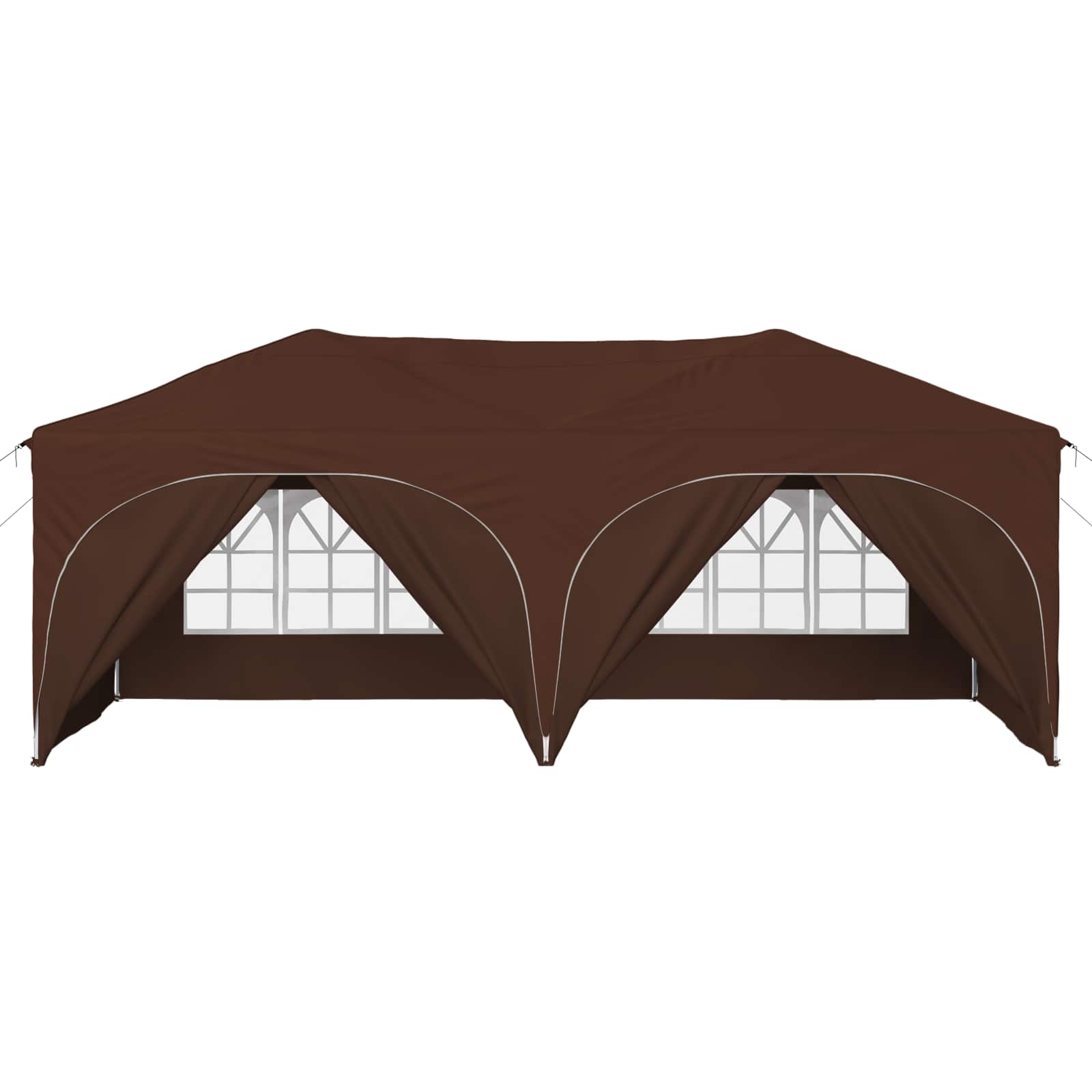 Pop-up Feesttent Bruin 575 x 288 x 245 cm Oxford Stof