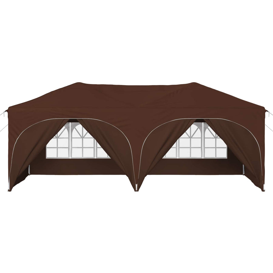 Pop-up Feesttent Bruin 575 x 288 x 245 cm Oxford Stof