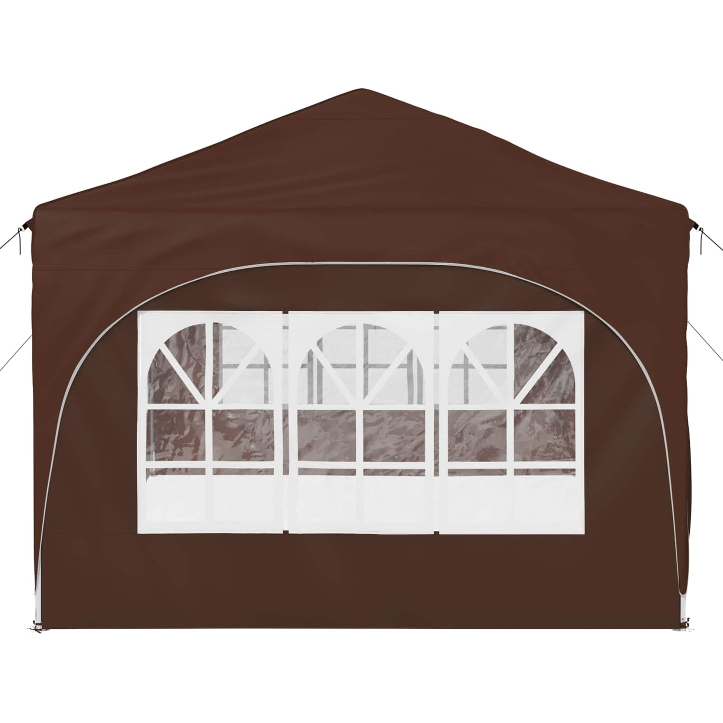 Pop-up Feesttent Bruin 575 x 288 x 245 cm Oxford Stof
