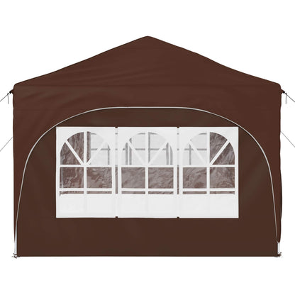 Pop-up Feesttent Bruin 575 x 288 x 245 cm Oxford Stof