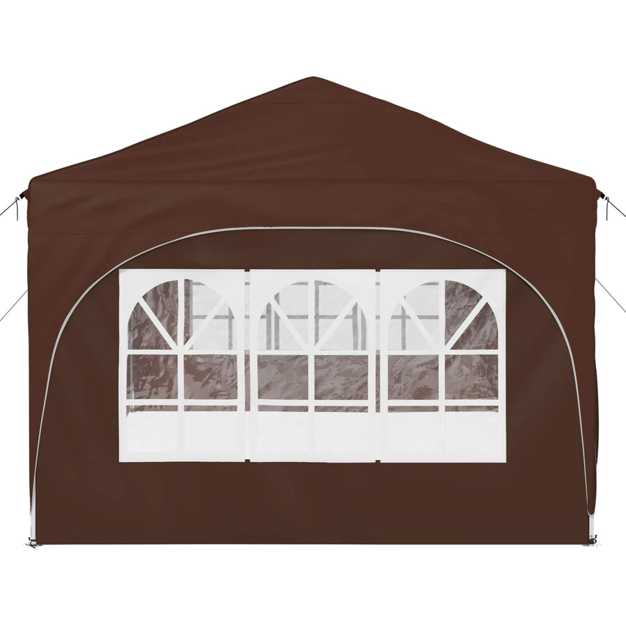 Pop-up Feesttent Bruin 575 x 288 x 245 cm Oxford Stof