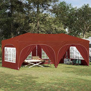 Partytent 575x288x245 cm Oxford stof terracotta
