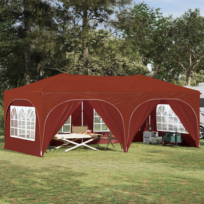 Pop-up Feesttent Terracotta 575 x 288 x 245 cm Oxford Stof