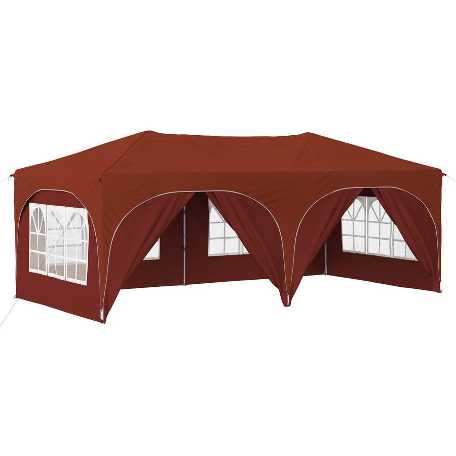 Pop-up Feesttent Terracotta 575 x 288 x 245 cm Oxford Stof