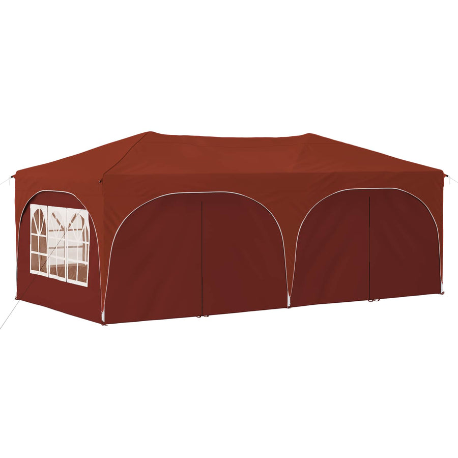Pop-up Feesttent Terracotta 575 x 288 x 245 cm Oxford Stof