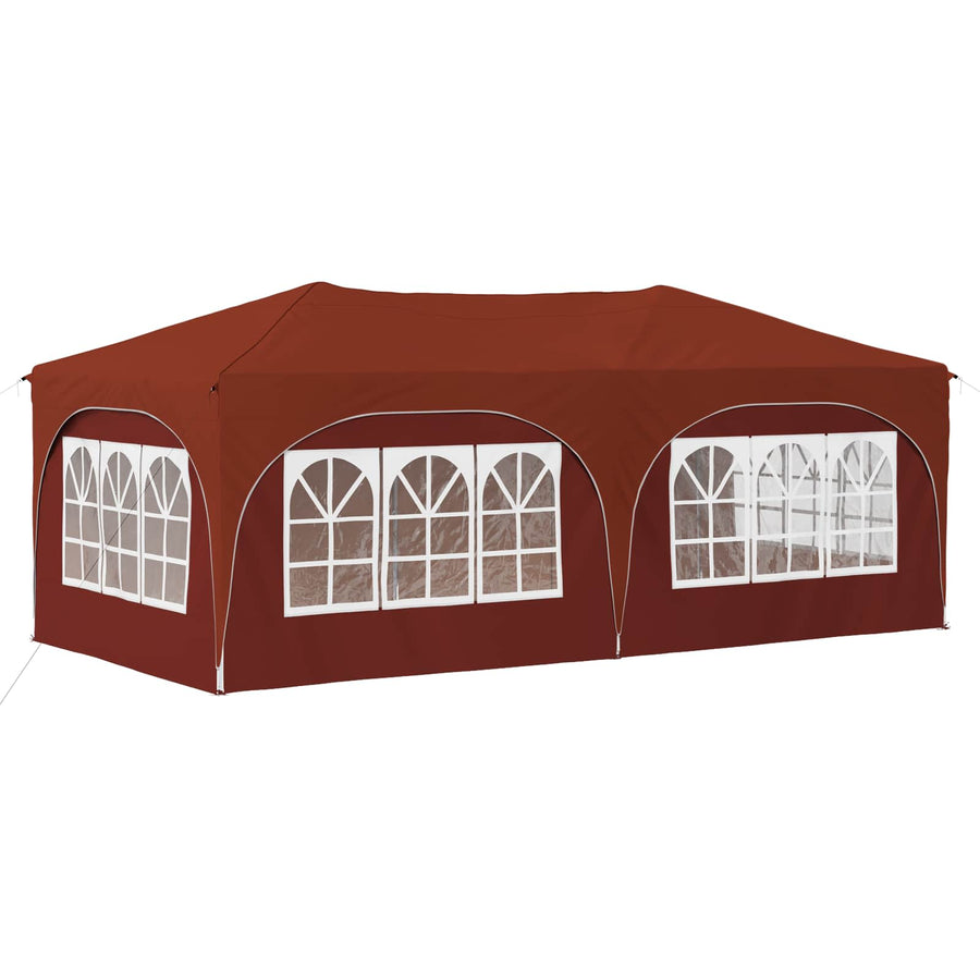 Pop-up Feesttent Terracotta 575 x 288 x 245 cm Oxford Stof