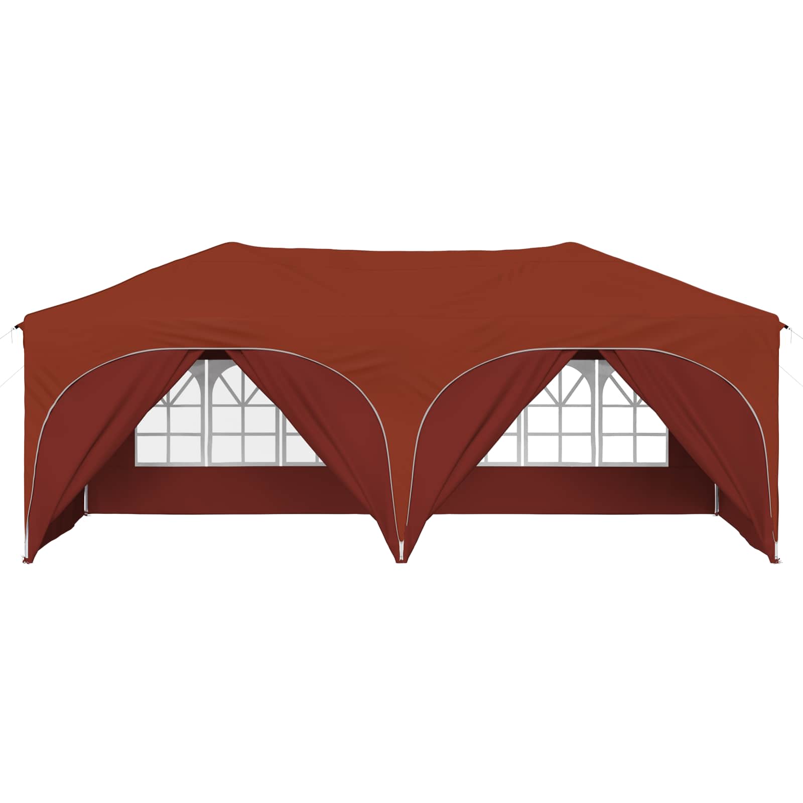 Pop-up Feesttent Terracotta 575 x 288 x 245 cm Oxford Stof