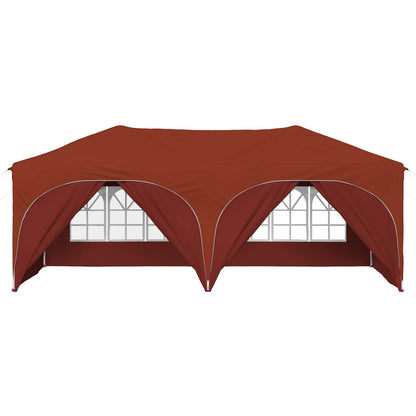 Pop-up Feesttent Terracotta 575 x 288 x 245 cm Oxford Stof