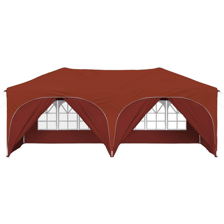 Pop-up Feesttent Terracotta 575 x 288 x 245 cm Oxford Stof