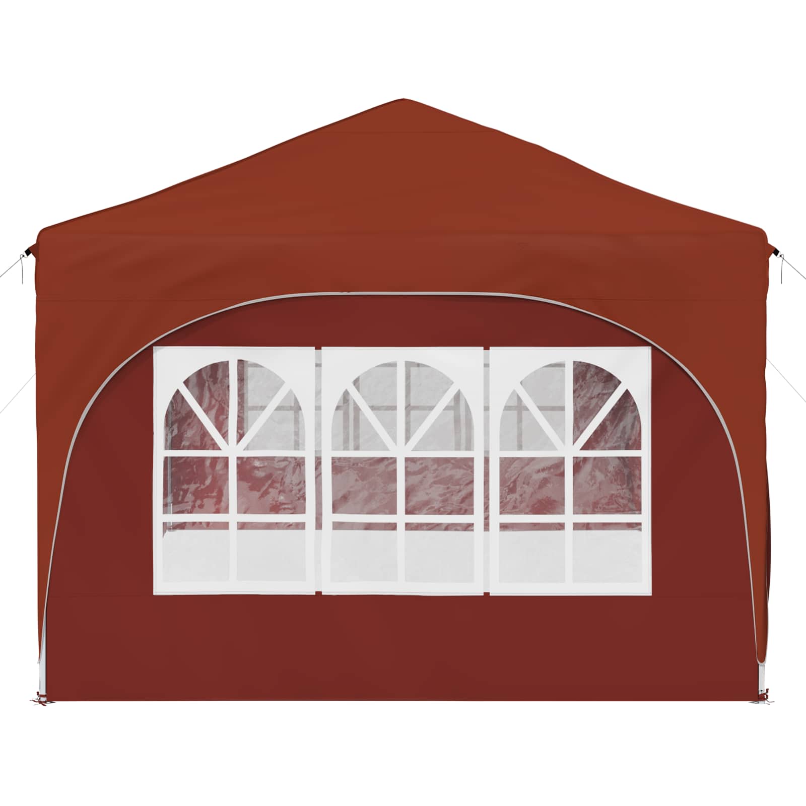 Pop-up Feesttent Terracotta 575 x 288 x 245 cm Oxford Stof