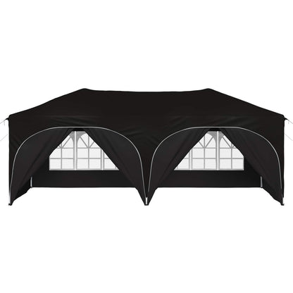 Pop-up Feesttent Zwart 575 x 288 x 245 cm Oxford Stof