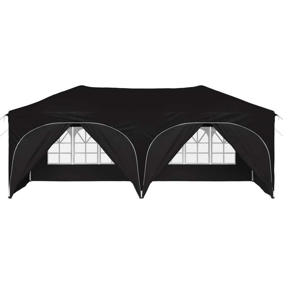 Pop-up Feesttent Zwart 575 x 288 x 245 cm Oxford Stof