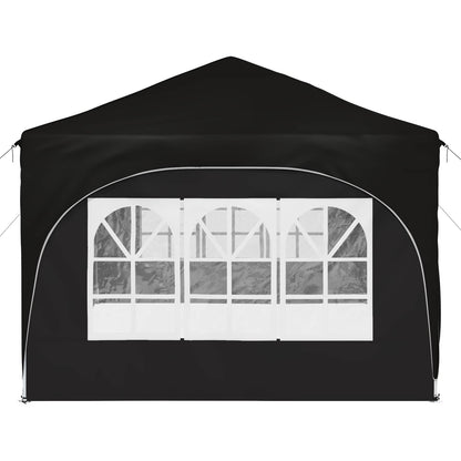 Pop-up Feesttent Zwart 575 x 288 x 245 cm Oxford Stof