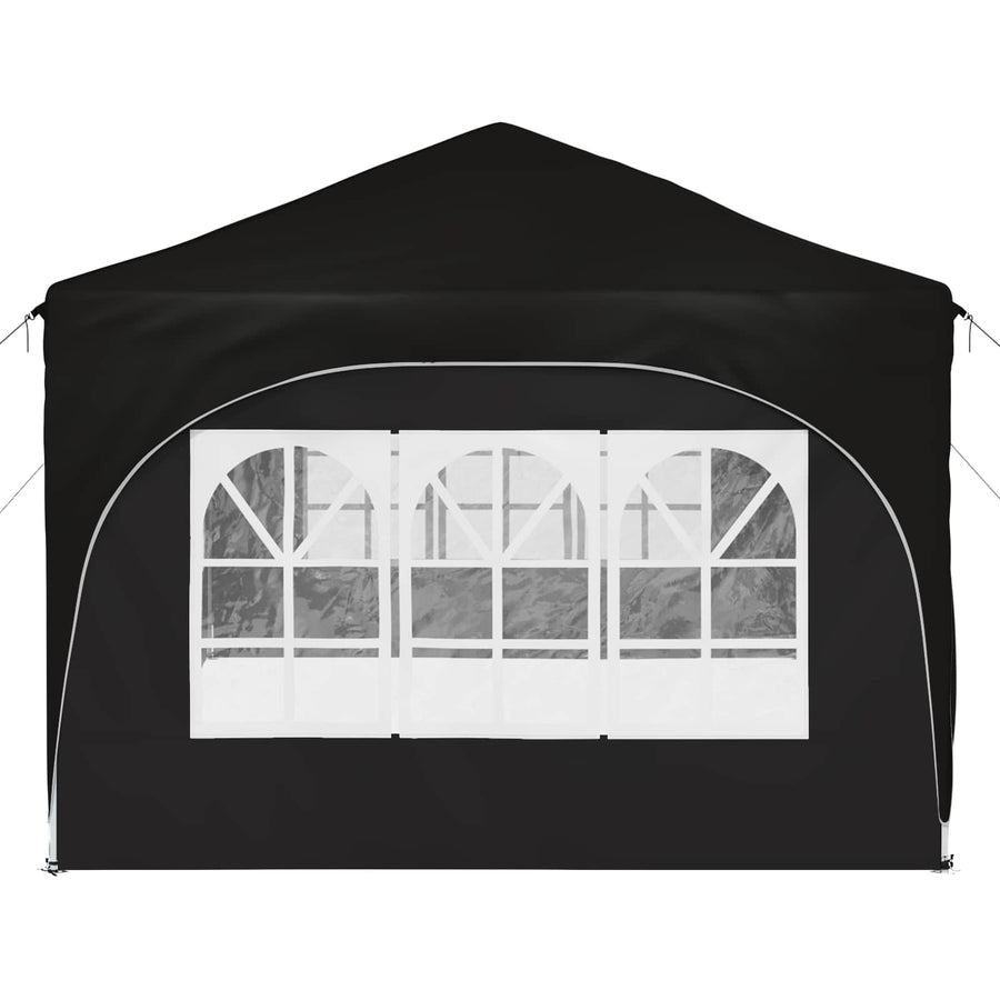 Pop-up Feesttent Zwart 575 x 288 x 245 cm Oxford Stof