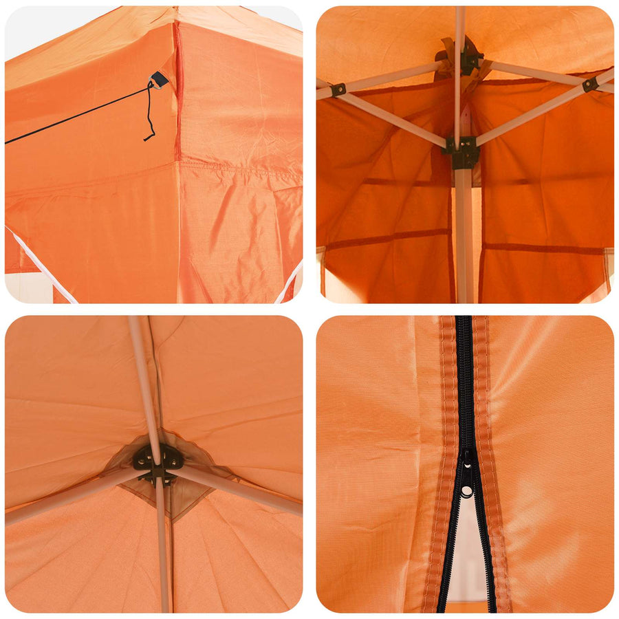 Pop-up Feesttent Oranje 575 x 288 x 245 cm Oxford Stof