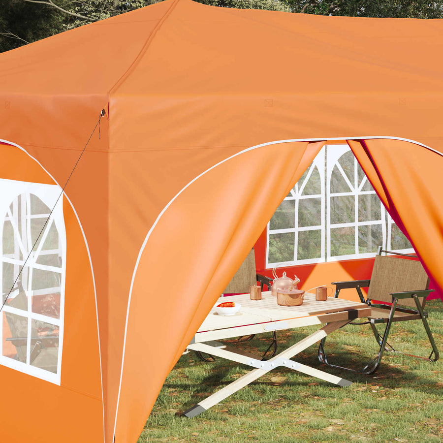 Pop-up Feesttent Oranje 575 x 288 x 245 cm Oxford Stof