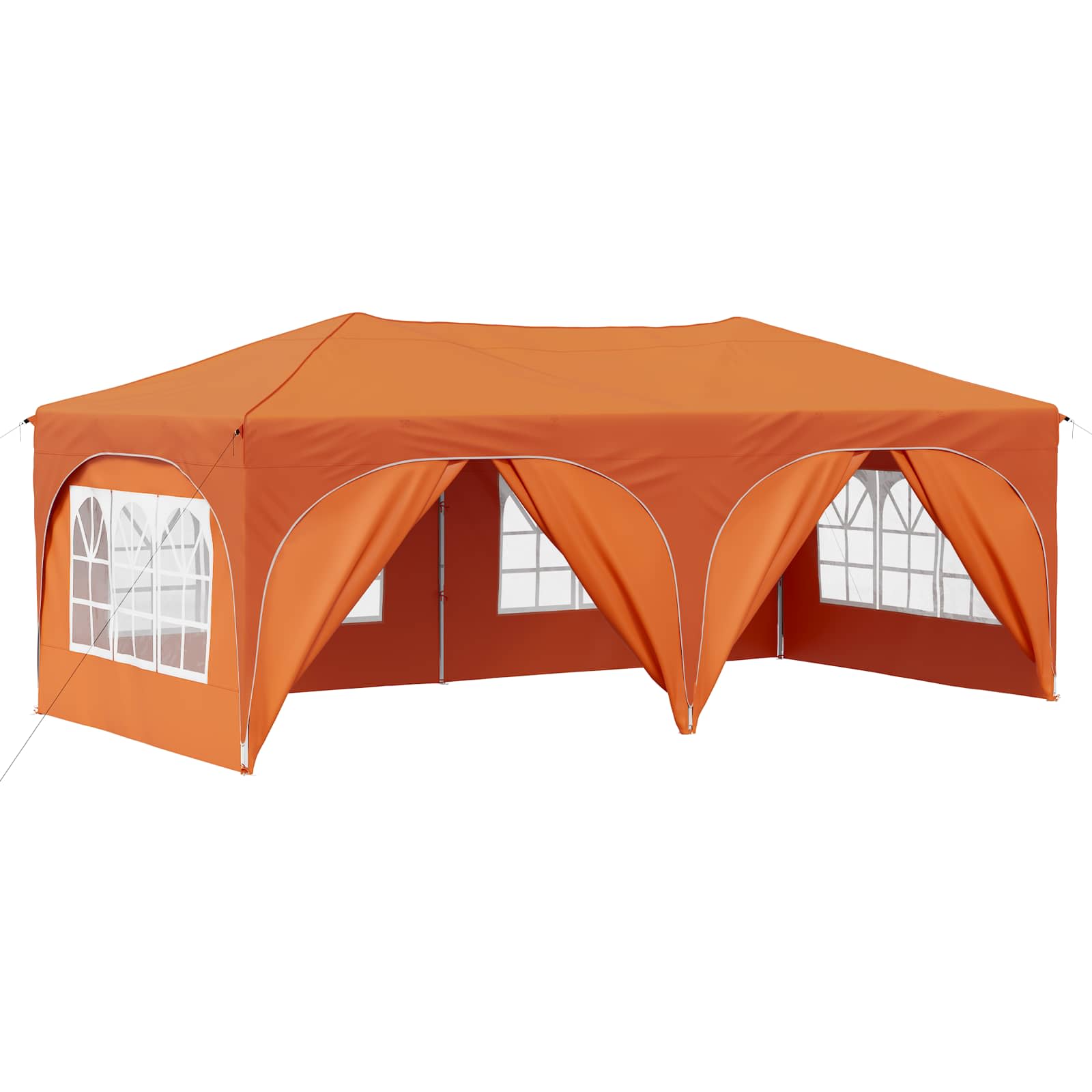 Pop-up Feesttent Oranje 575 x 288 x 245 cm Oxford Stof