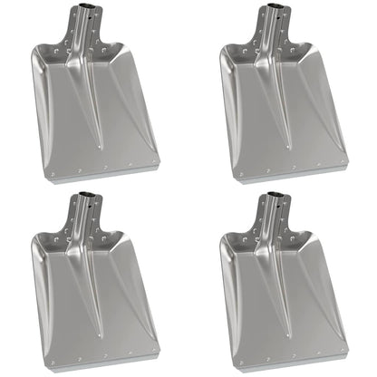 Schep Hoofd 4 pcs Zilver 41,5 x 32,5 cm Aluminium