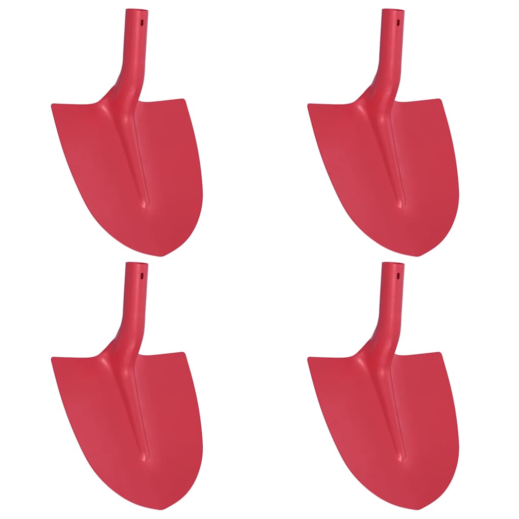 Schep Hoofd 4 pcs Rood 39,5 x 27,5 cm Gepoedercoat staal