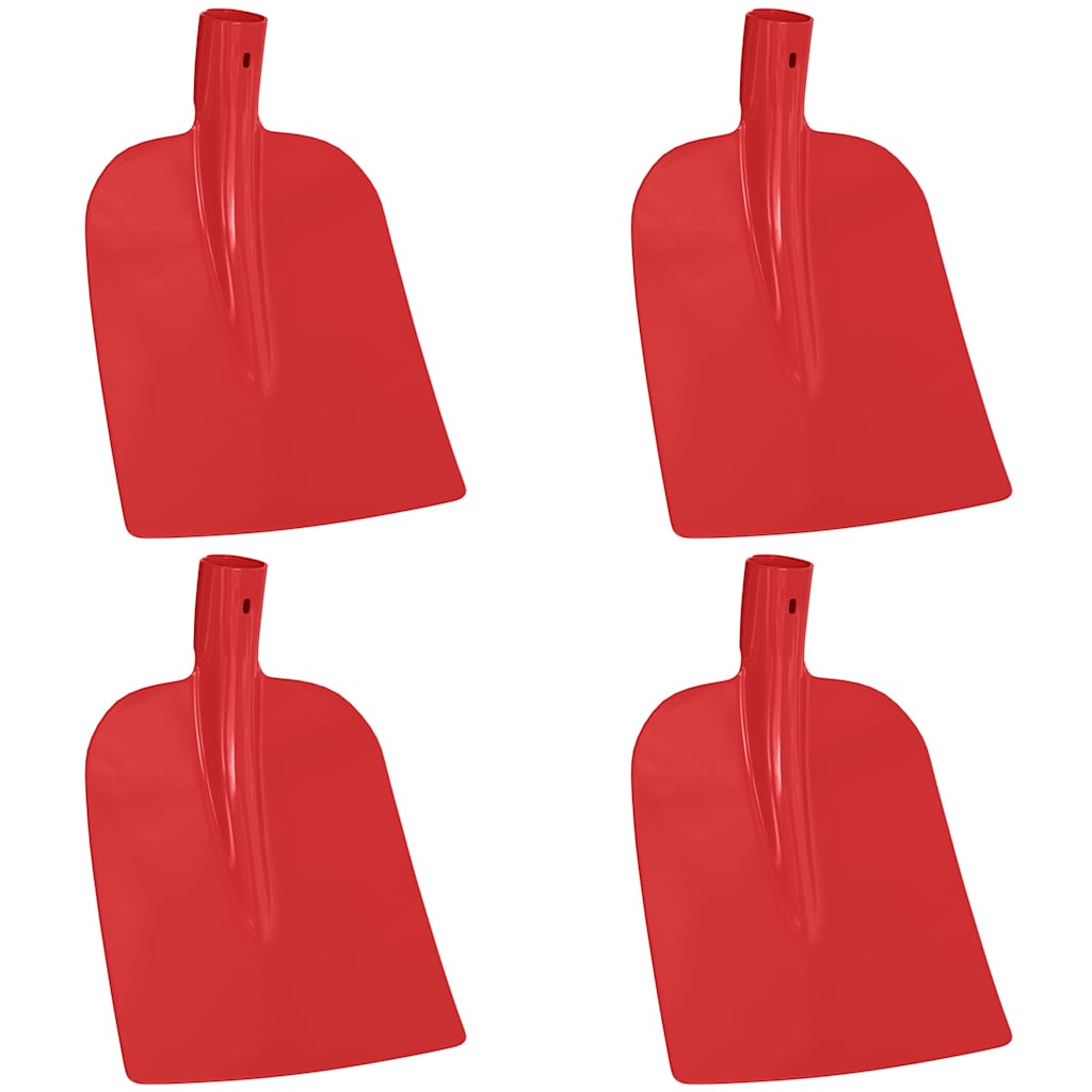 Schep Hoofd 4 pcs Rood 32 x 24,5 cm Gepoedercoat staal