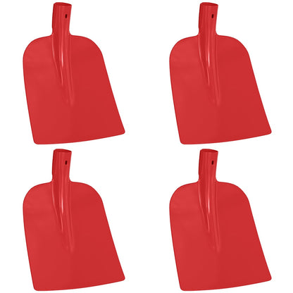 Schep Hoofd 4 pcs Rood 32 x 24,5 cm Gepoedercoat staal