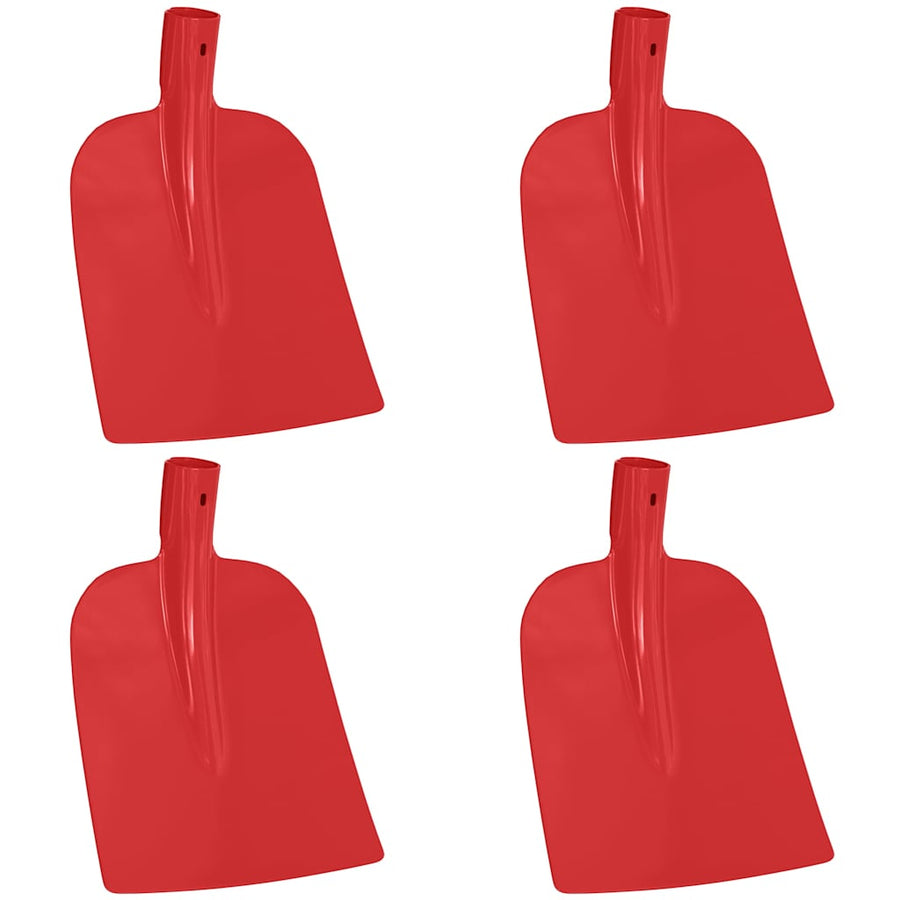 Schep Hoofd 4 pcs Rood 32 x 24,5 cm Gepoedercoat staal