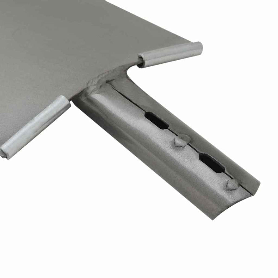 Schep Hoofd Zilver 43 x 17 cm Gepoedercoat staal