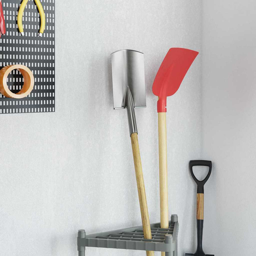 Schep Hoofd Zilver 43 x 17 cm Gepoedercoat staal
